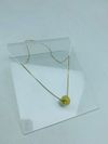 Colar Veneziano Ouro Amarelo e Quartzo Rutilado