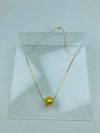 Colar Veneziano Ouro Amarelo e Quartzo Rutilado