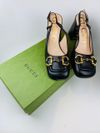 Sapato Gucci Slingback Horsebit