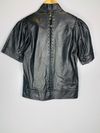 Blusa Andrea Bogosian couro