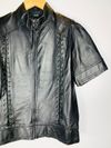 Blusa Andrea Bogosian couro