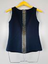 Blusa Juliana Sanmartin couro