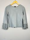 Blusa Andrea Bogosian couro