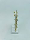 Brinco Antonio Bernardo ouro amarelo 18K