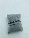 Pulsera safira e diamantes
