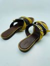 Flat Alexandre Birman Effie Butterscotch/Sienna