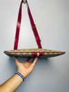 Bolsa Gucci Flat Messenger Web Monogram