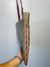 Bolsa Gucci Flat Messenger Web Monogram