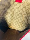 Bolsa Gucci Flat Messenger Web Monogram