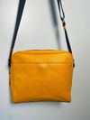 Bolsa Coach Charles Tangerine Leather Camera Bag with NY