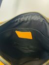 Bolsa Coach Charles Tangerine Leather Camera Bag with NY