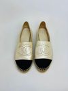 Espadrille Chanel couro