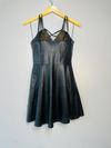 Vestido Bobô couro