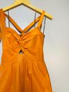 Vestido Cruise couro