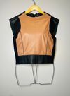 Blusa Jump couro
