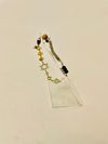 Pulseira ouro amarelo e pedras naturais