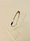 Pulseira ouro amarelo e pedras naturais