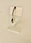 Pulseira ouro amarelo e pedras naturais