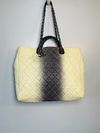 Bolsa Chanel Caviar Ombre Shopping Tote