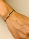 Pulseira Riviera ouro branco e brilhantes