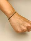 Pulseira Riviera ouro branco e brilhantes