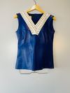 Blusa Tássia Ely couro