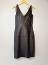 Vestido Pedro Lourenço couro