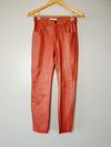 Calça Rosa Chá couro