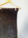 Manta de pele e tricot