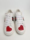 Tênis Gucci Ace Embroidered Heart