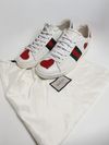 Tênis Gucci Ace Embroidered Heart