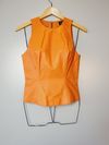 Blusa Zinnia couro