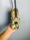 Bolsa Flora Galvão Python