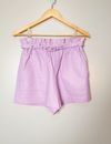 Shorts LMG couro