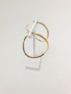 Argola Ouro Amarelo e Diamantes