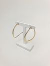 Argola Ouro Amarelo e Diamantes