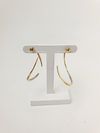 Argola Ouro Amarelo e Diamantes