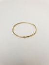 Bracelete ouro amarelo e diamante