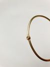 Bracelete ouro amarelo e diamante