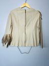Blusa Juliana Sanmartin couro