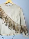 Blusa Juliana Sanmartin couro