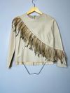 Blusa Juliana Sanmartin couro
