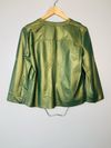 Blusa Juliana Sanmartin couro