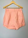 Shorts Juliana Sanmartin couro