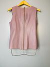 Blusa Juliana Sanmartin couro