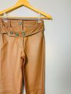 Calça Juliana Sanmartin couro