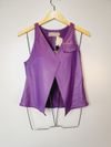 Blusa Juliana Sanmartin couro