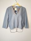 Blusa Juliana Sanmartin couro