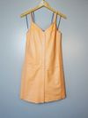 Vestido Juliana Sanmartin couro