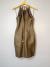 Vestido Juliana Sanmartin couro
